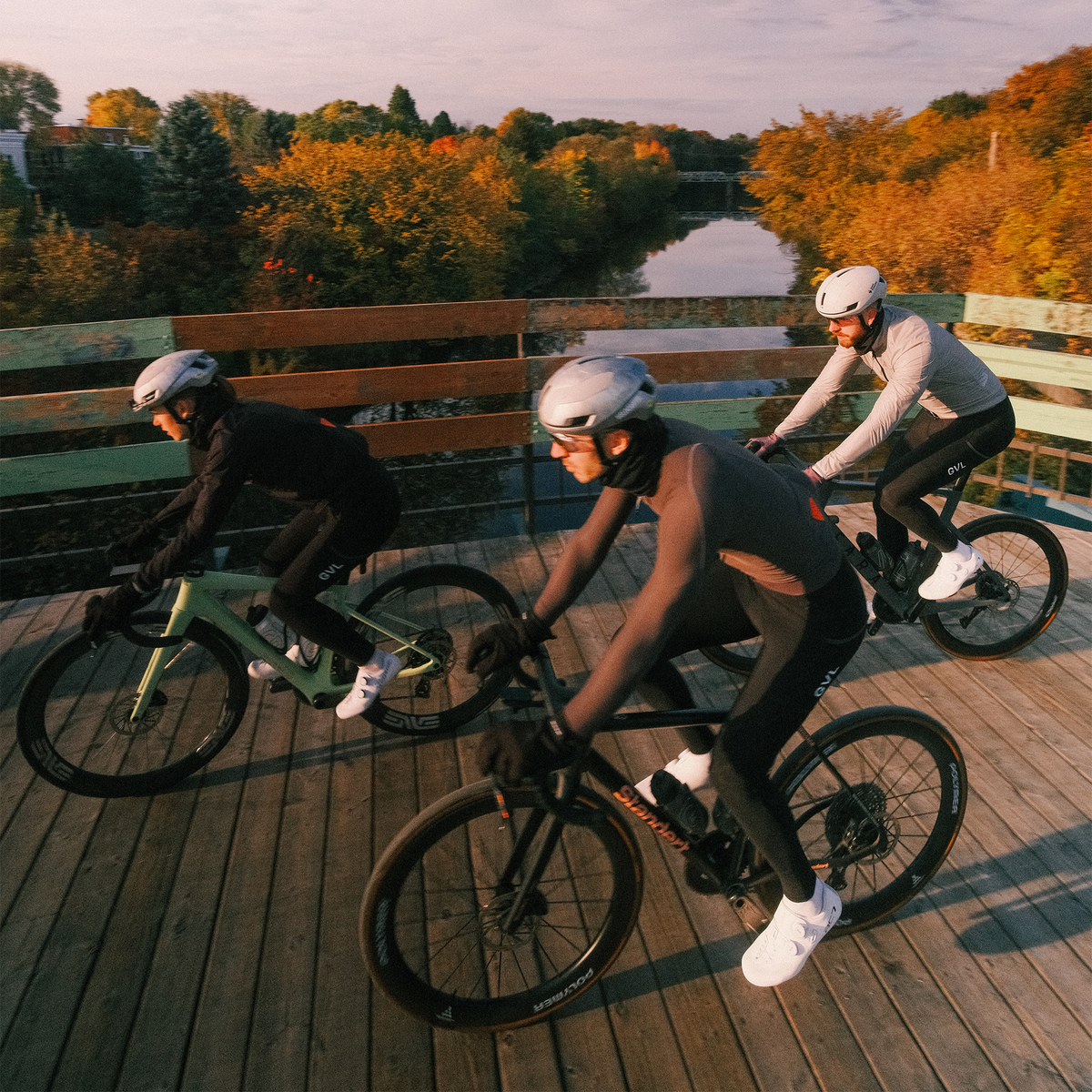 Riding beyond summer: fall, friends and coffee.