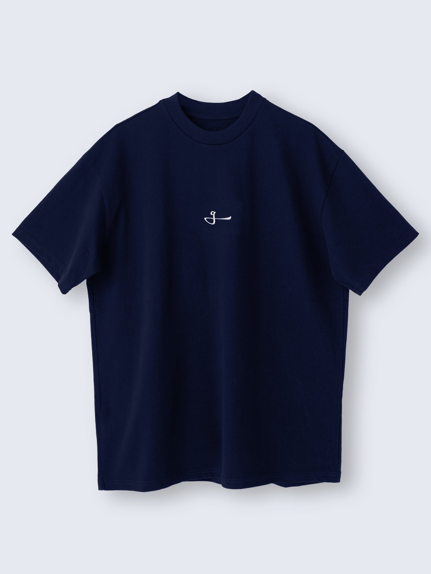 OVERSIZED COTTON CORE TEE - NAVY