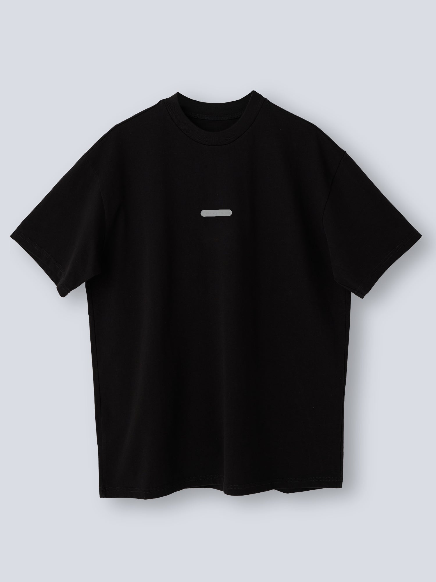 R.STRUM x GIVELO OVERSIZED COTTON TEE - BLACK