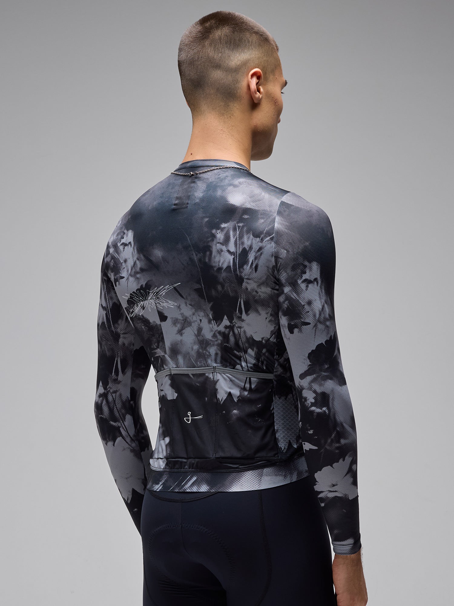 G90 LIGHT LS UNISEX BLOOM JERSEY - BLACK