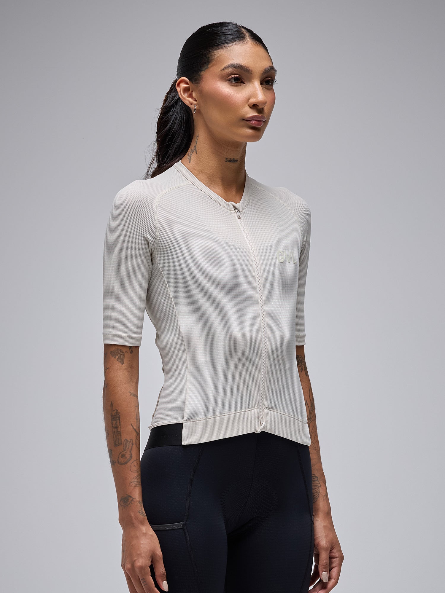 MODERN CLASSIC WAFFLE SS JERSEY - MOON