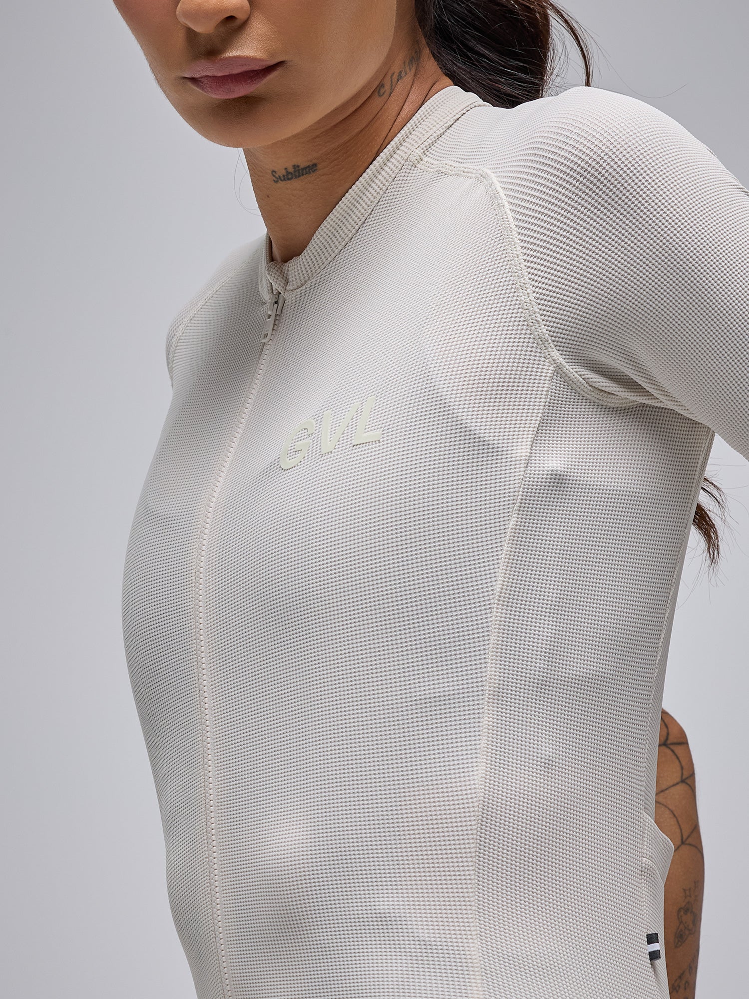 MODERN CLASSIC WAFFLE SS JERSEY - MOON