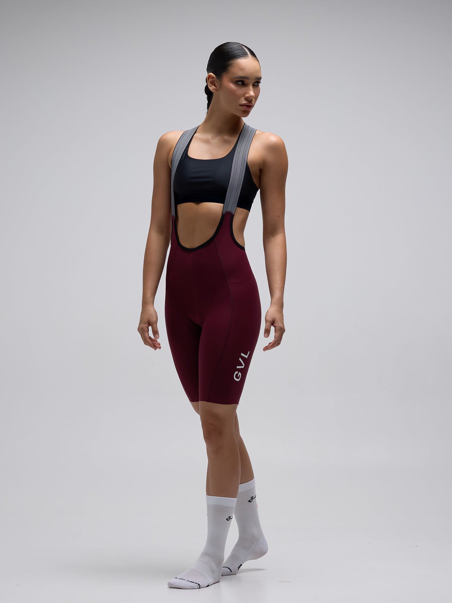 WOMEN’S LACEFLY BIB SHORTS - WINE