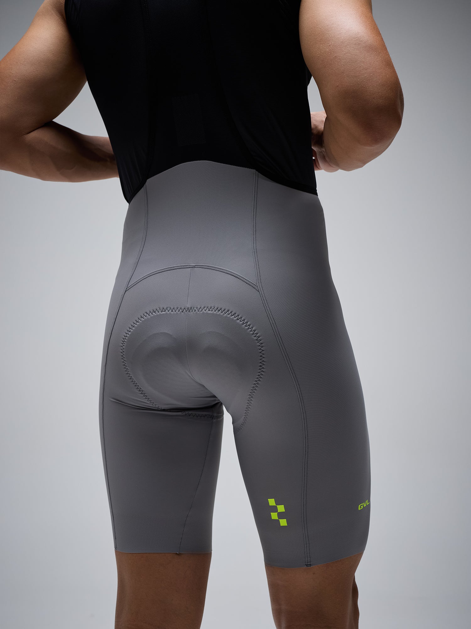 MEN’S GVL RT HD PRO 2.0 BIB SHORTS - LIGHT GREY