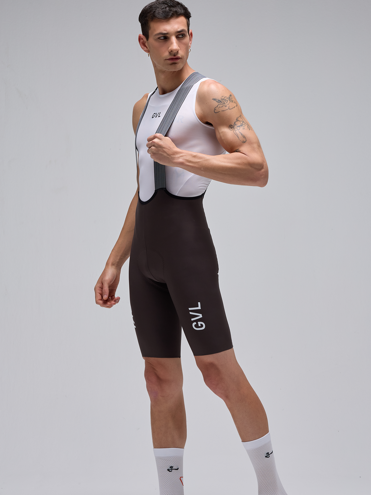 MEN'S LACEFLY 2.0 BIB SHORTS – UMBER