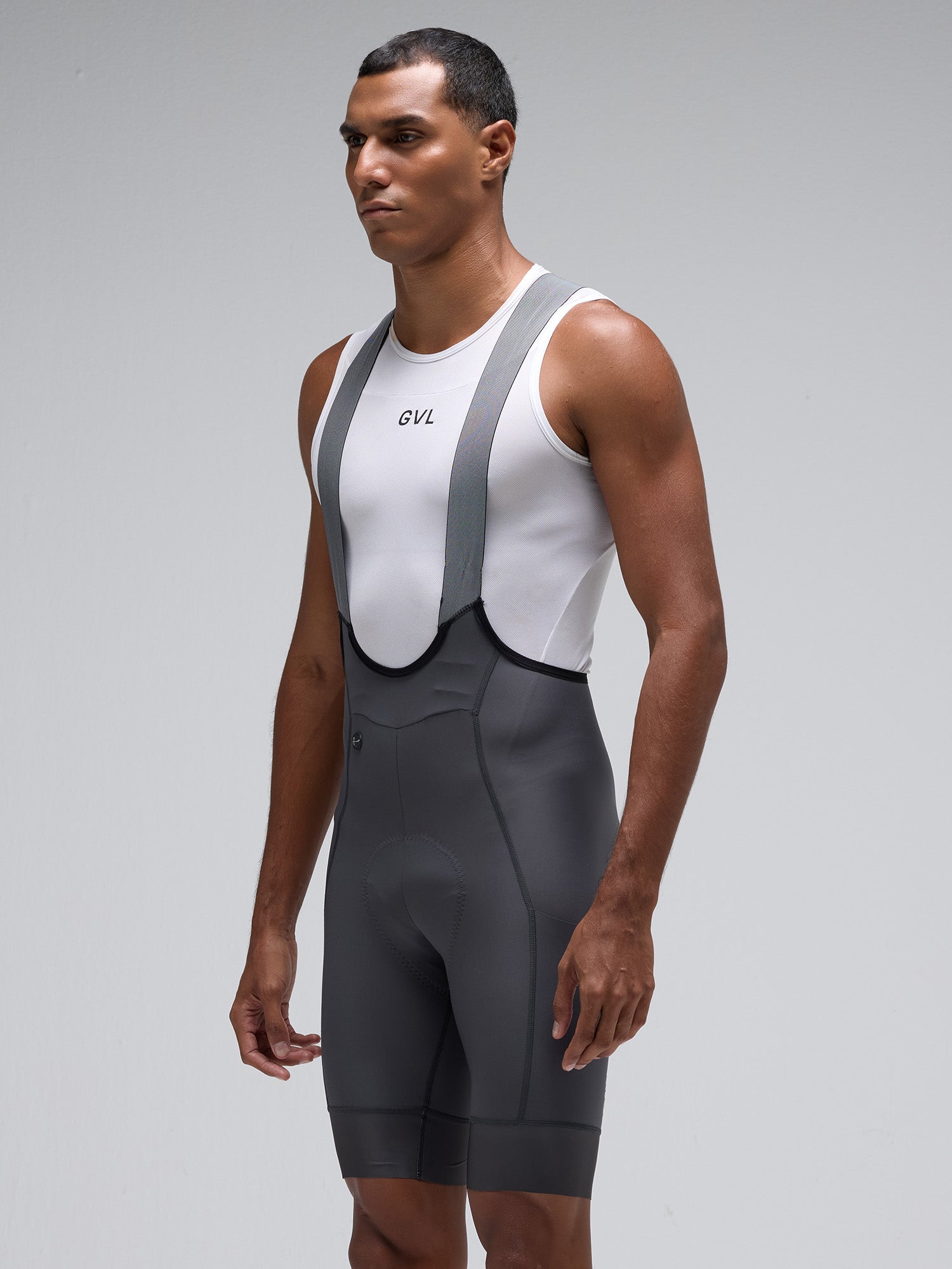 MEN'S MC CARGO BOOST BIB SHORTS - CHARCOAL