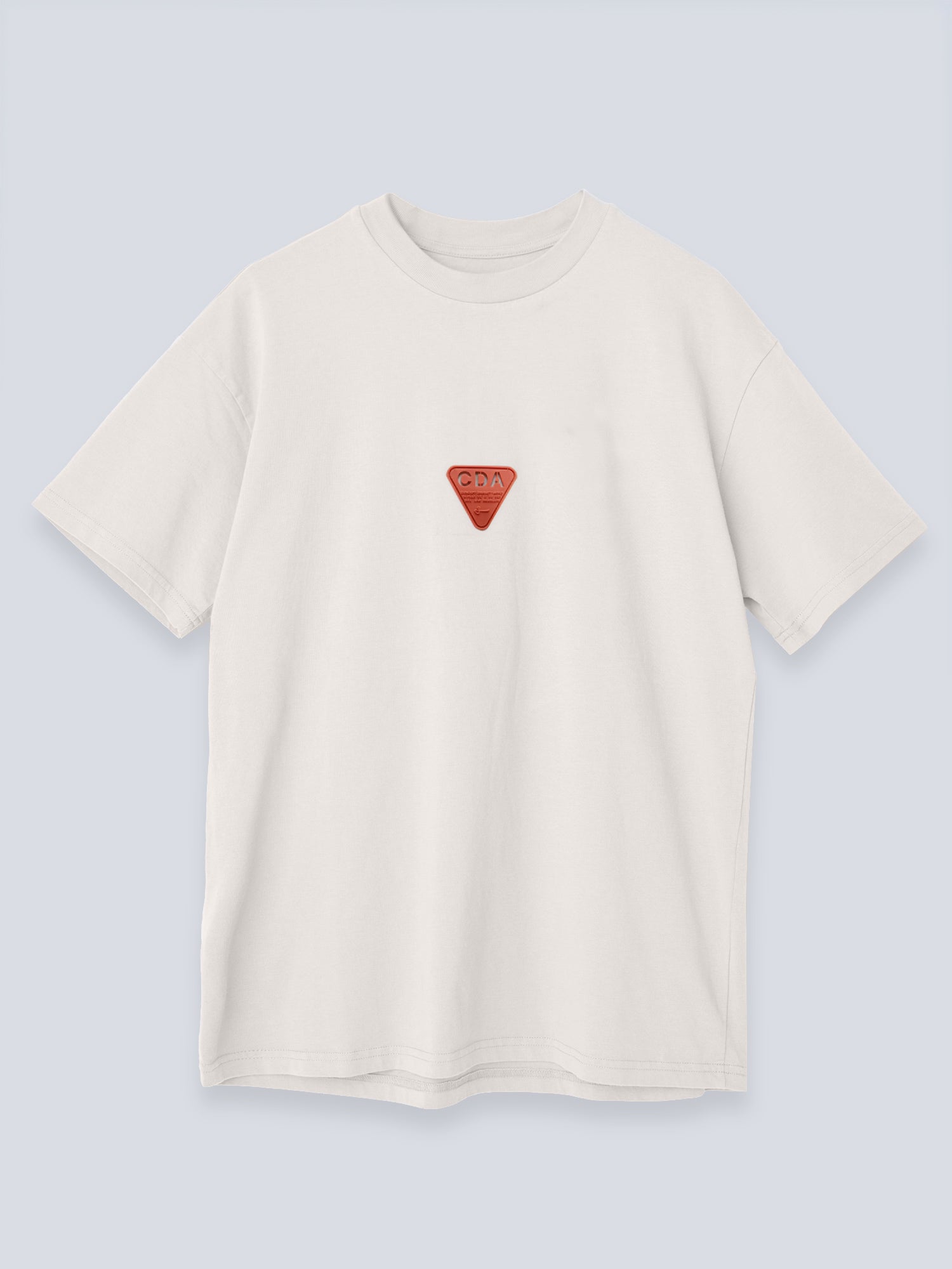 MEN'S CDA OVERSIZED COTTON T-SHIRT - CREAM