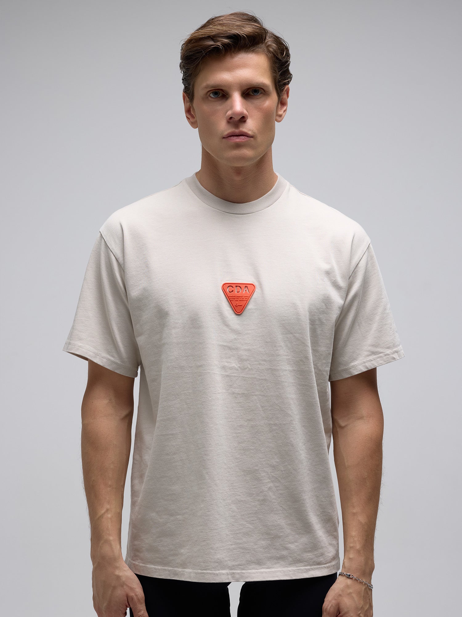 MEN'S CDA OVERSIZED COTTON T-SHIRT - CREAM