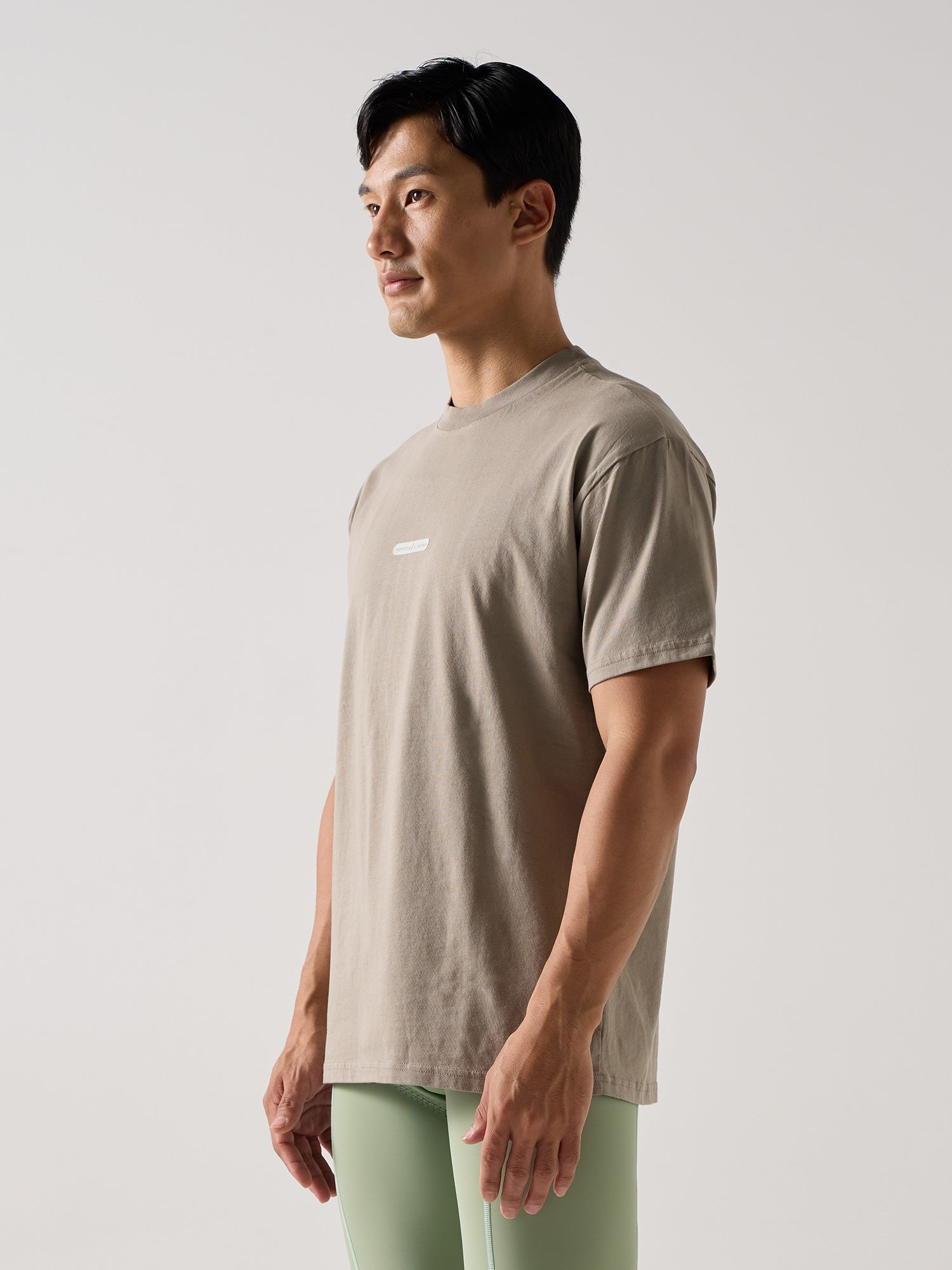 RACHEL STRUM x GIVELO OVERSIZED COTTON TEE - TAUPE