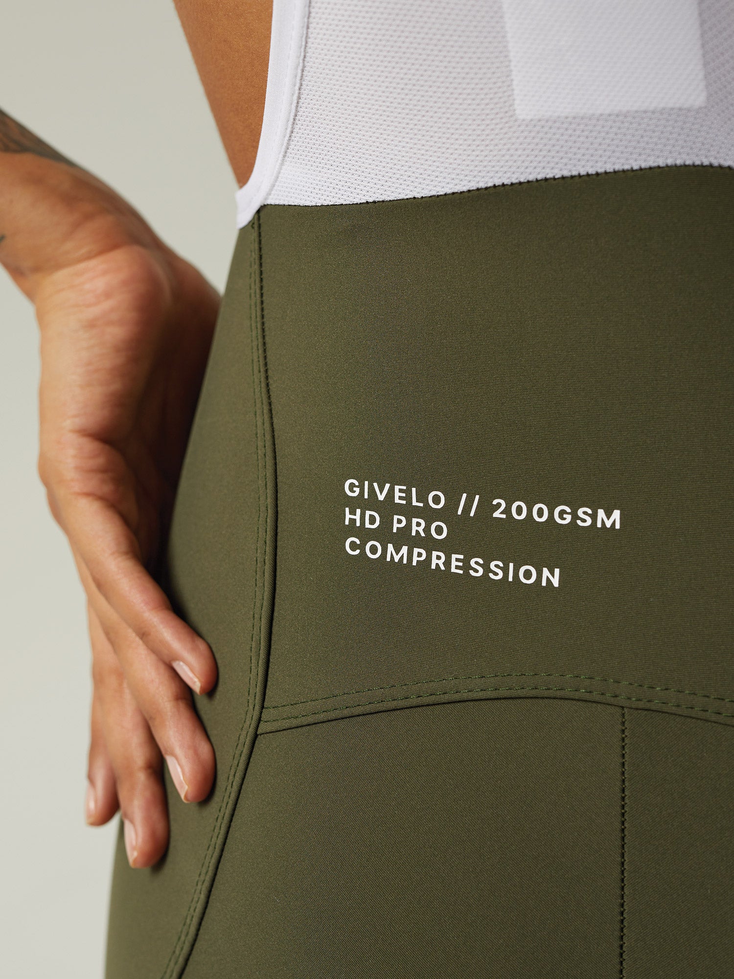 WOMEN’S HD PRO BIB SHORTS OLIVE