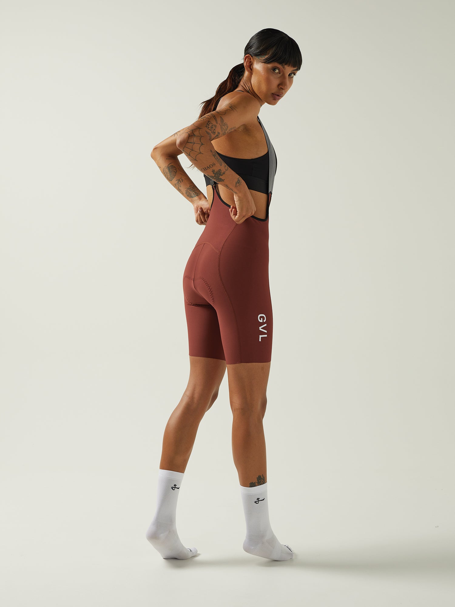 WOMEN’S LACEFLY BIB SHORTS TERRACOTTA