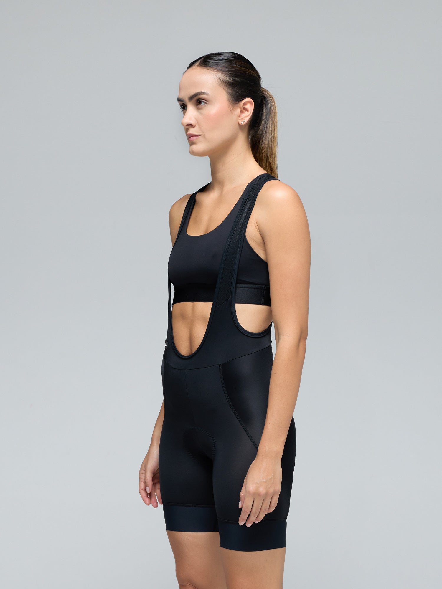 WOMEN'S CLASSIC BLACK BIB SHORTS