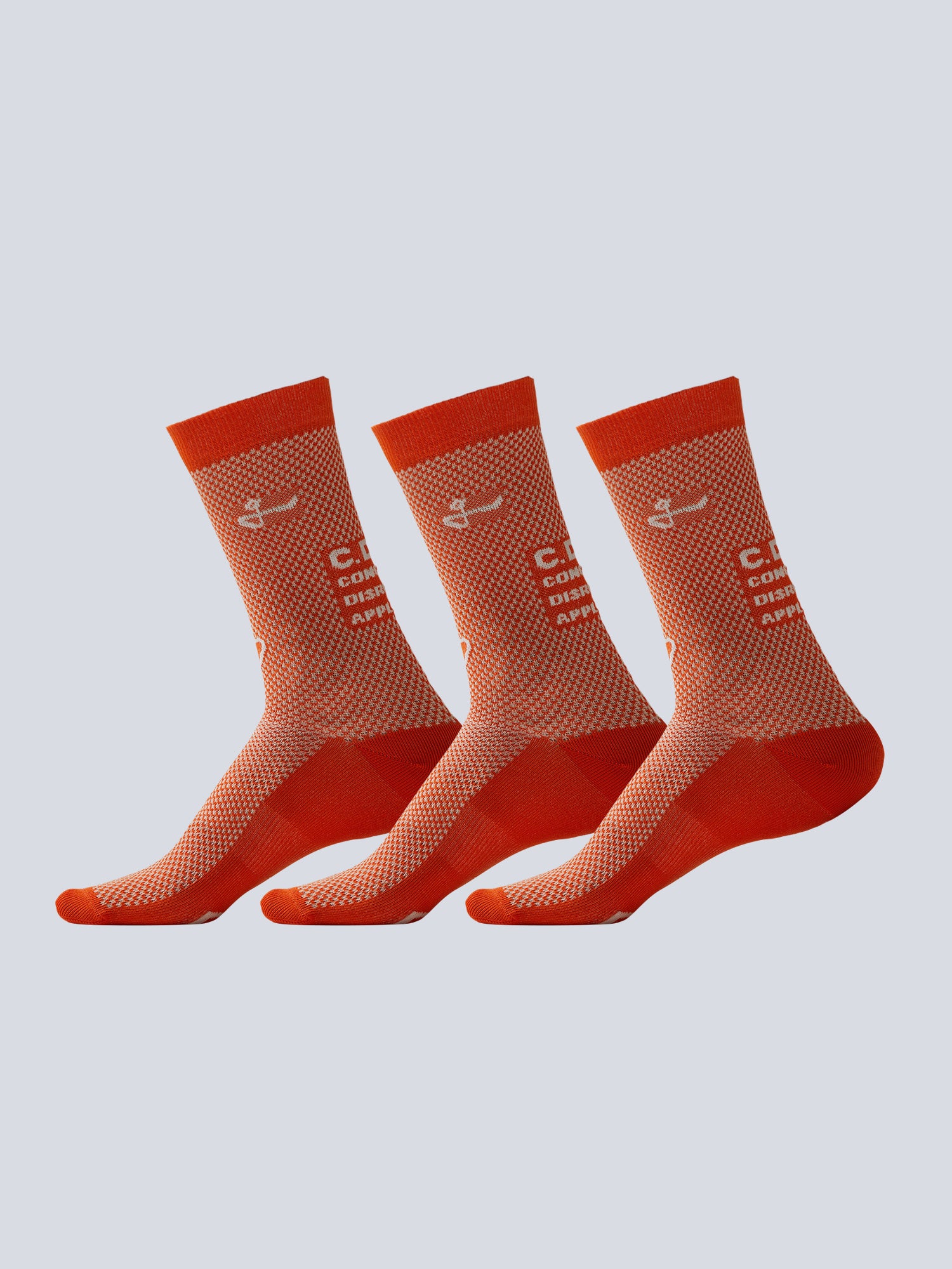 3PACK C.D.A-SOCKS ORANGE