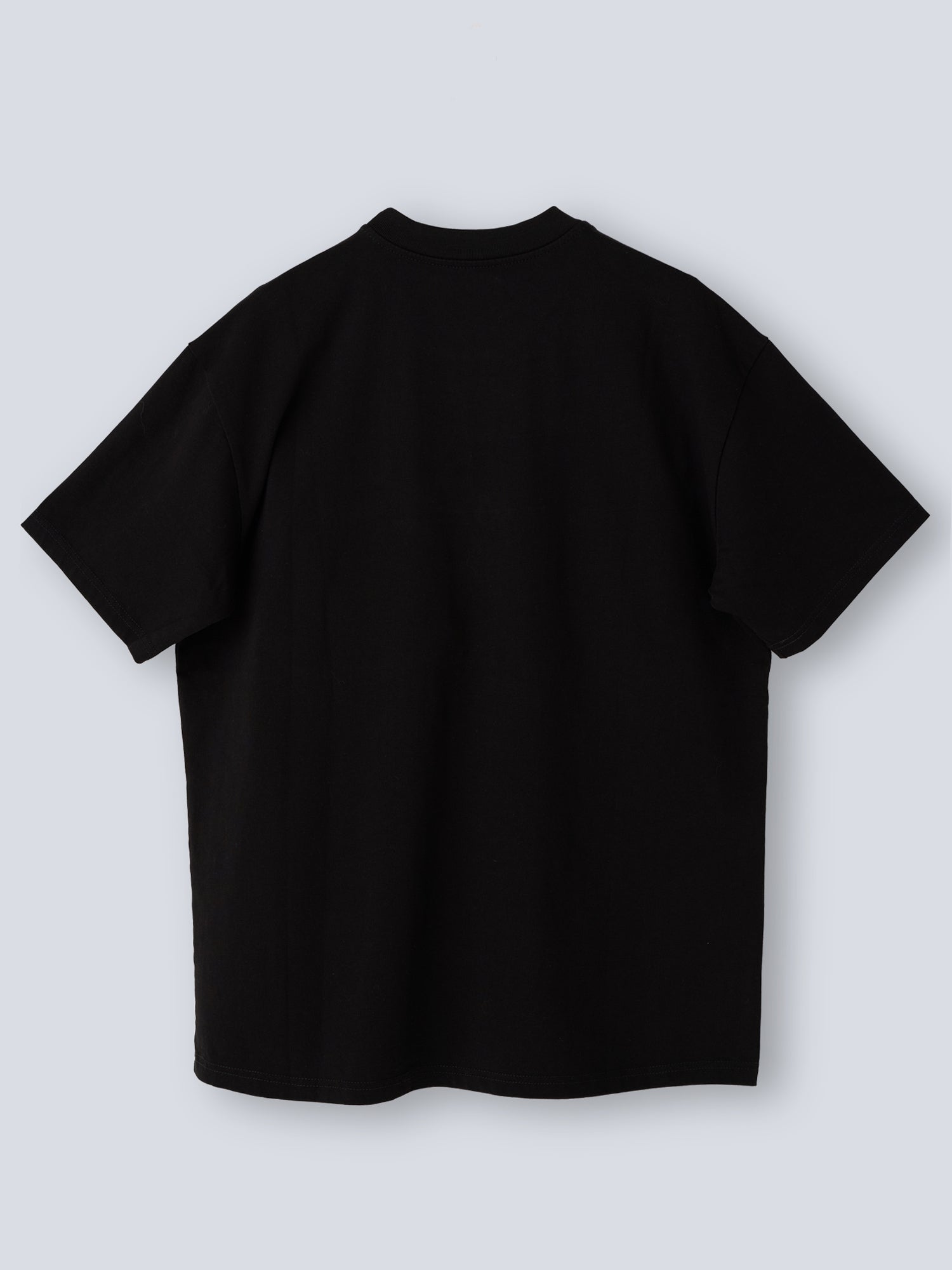 OVERSIZED COTTON CORE TEE - BLACK