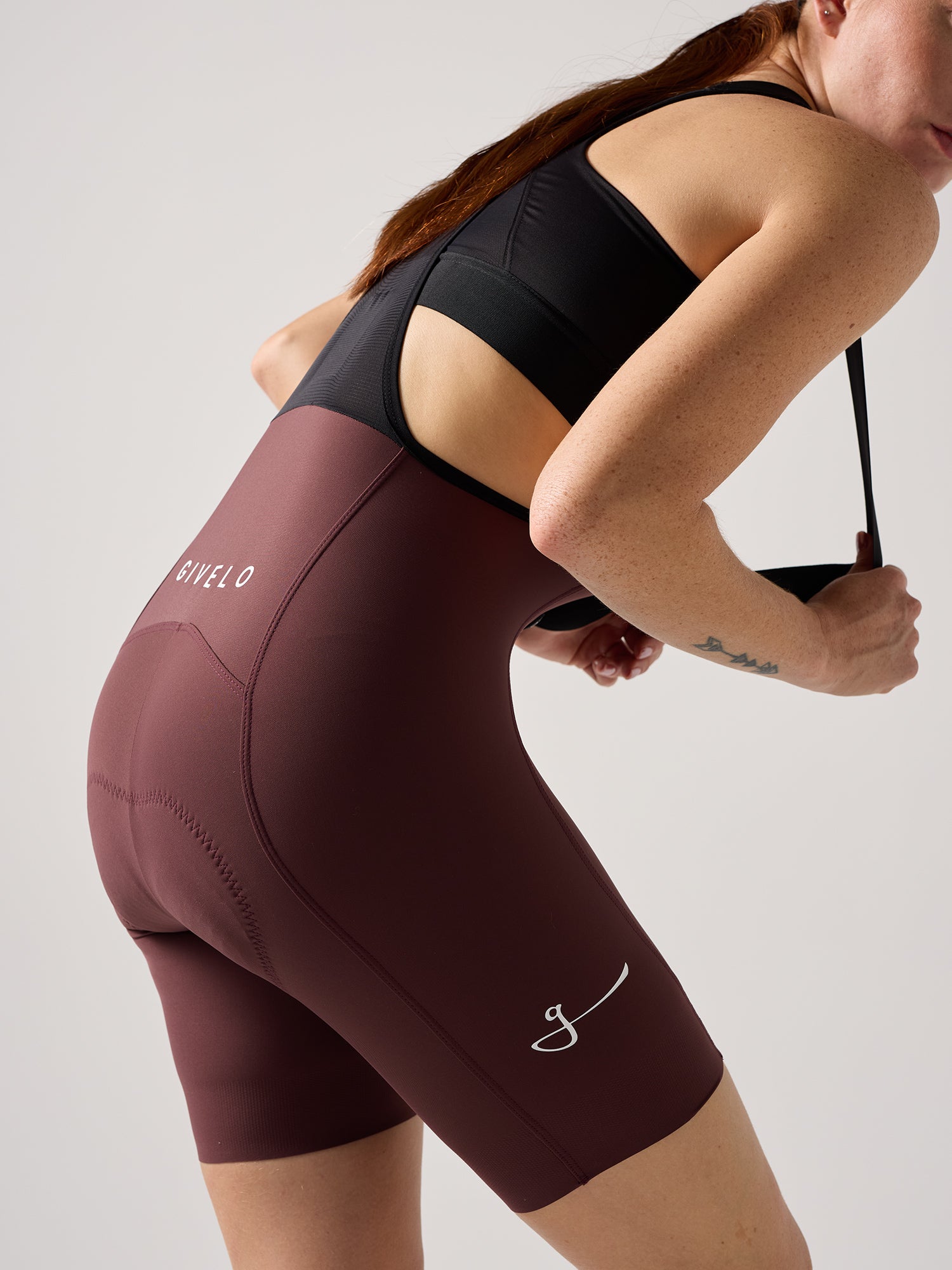 WOMEN’S HD PRO 2.0 BIB SHORTS - WINE