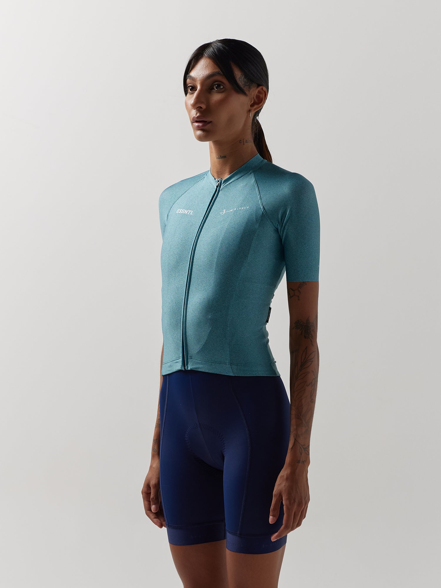 TRIKOT ESSENTIAL 2024 SS TEAL NOISE