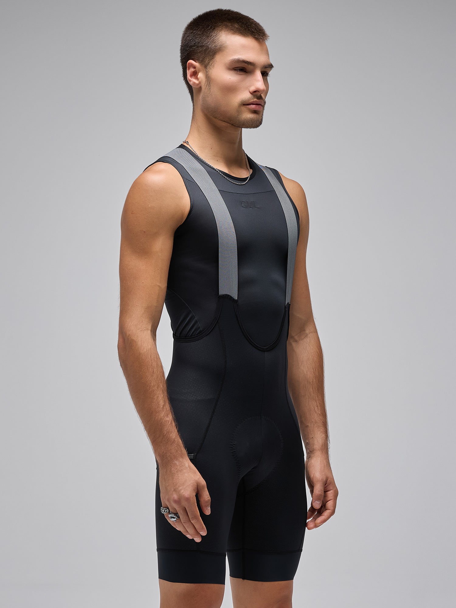 MEN'S MC CARGO BIB SHORTS - BLACK