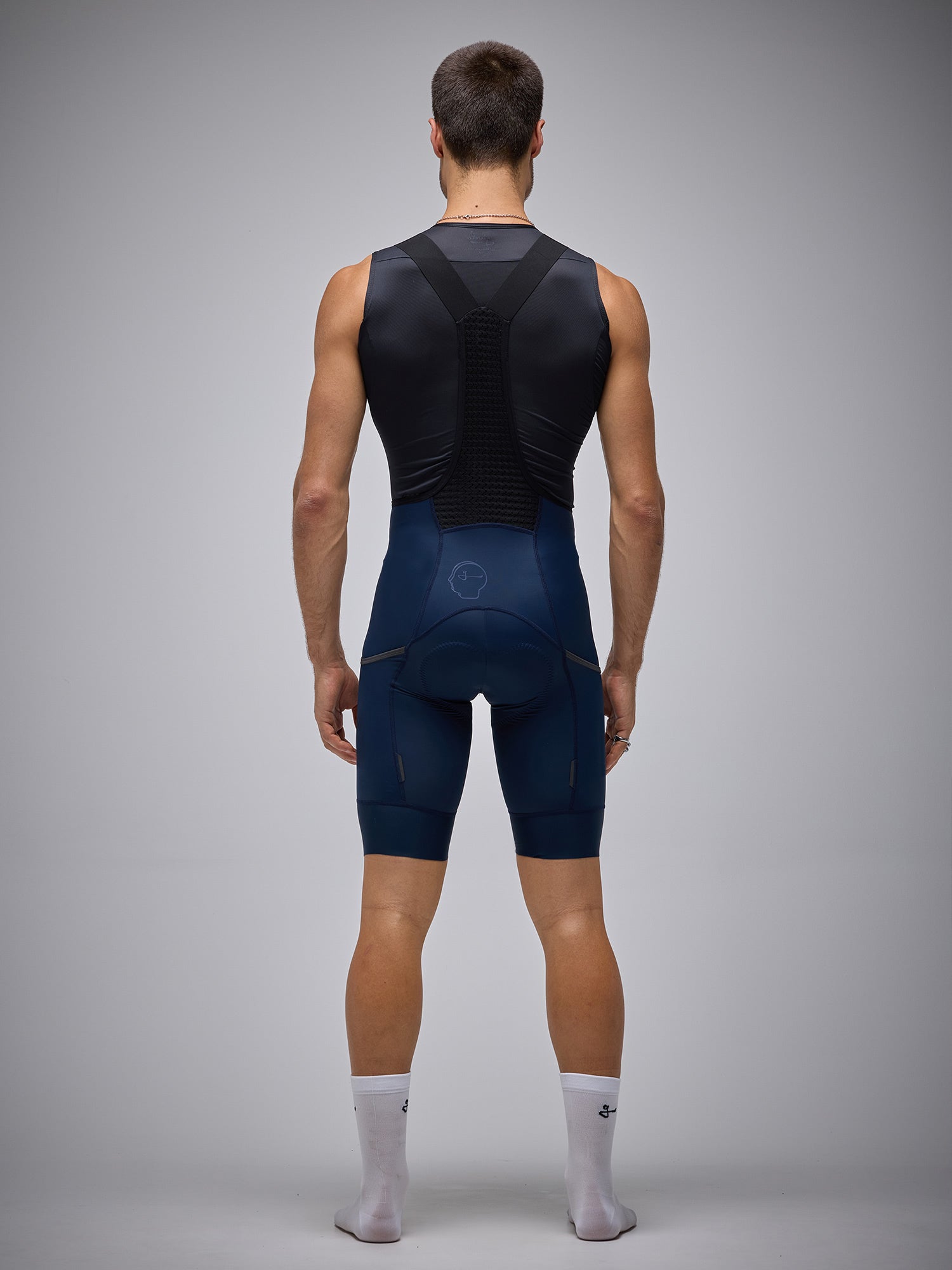 MEN'S ESSNTL CARGO BIB SHORTS - NAVY