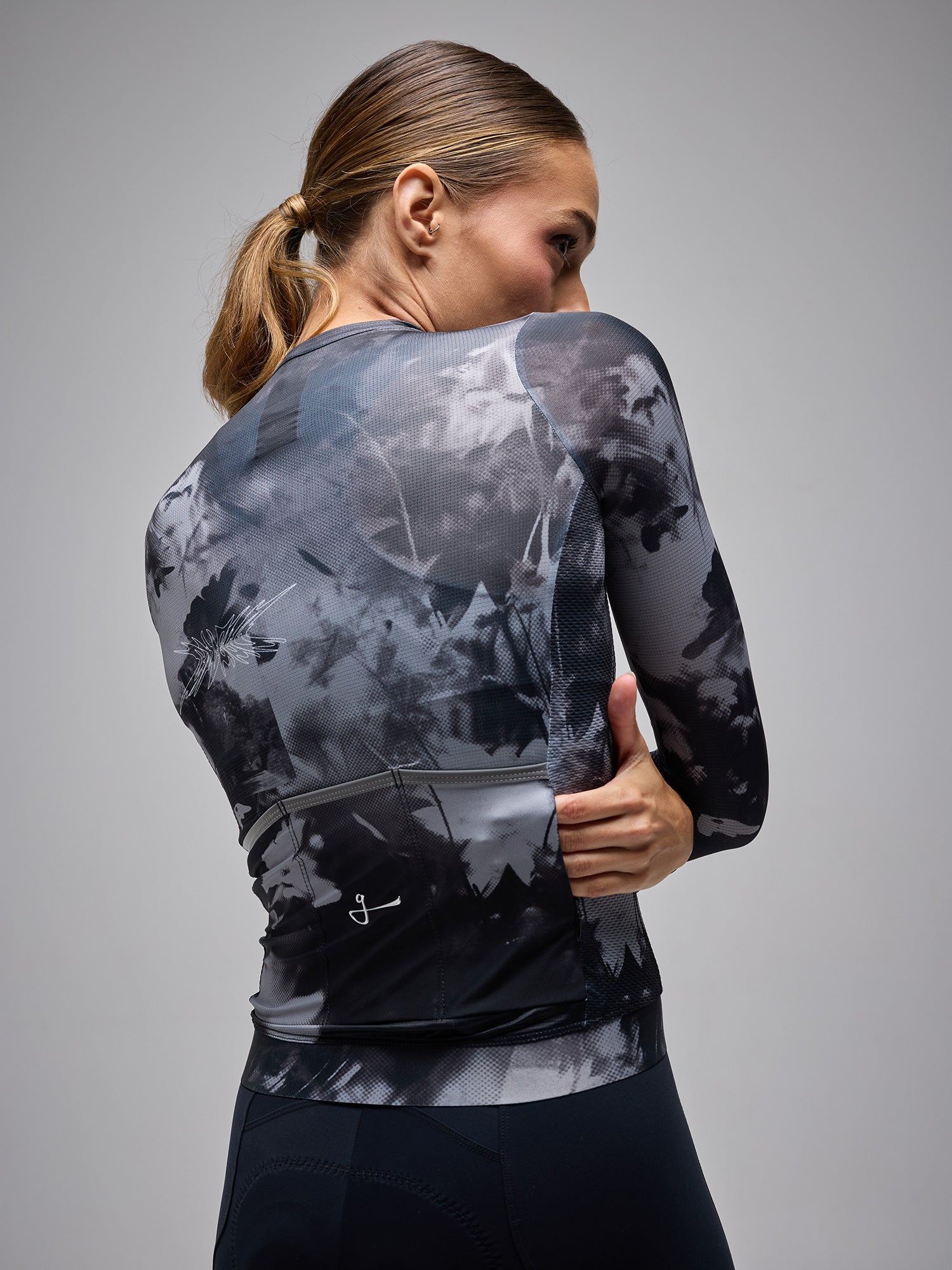 G90 LIGHT LS UNISEX BLOOM JERSEY - BLACK
