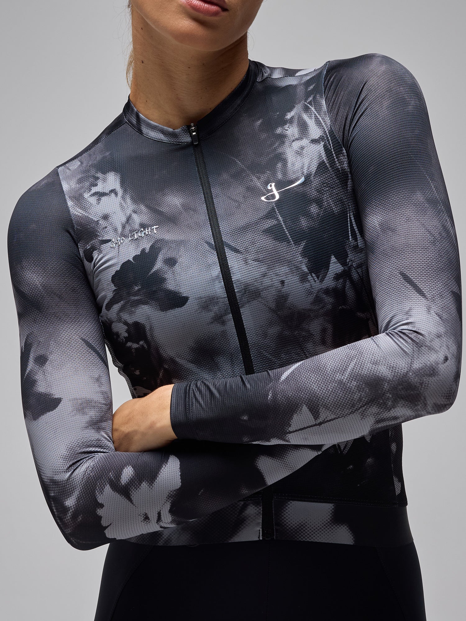 G90 LIGHT LS UNISEX BLOOM JERSEY - BLACK