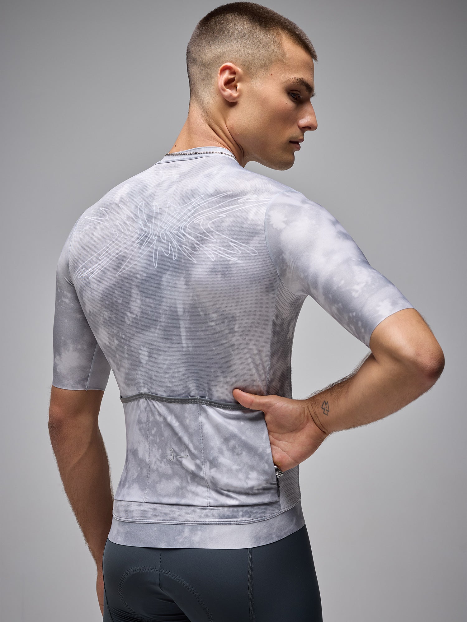 G90 LIGHT SS UNISEX BOTANIC JERSEY - ICE