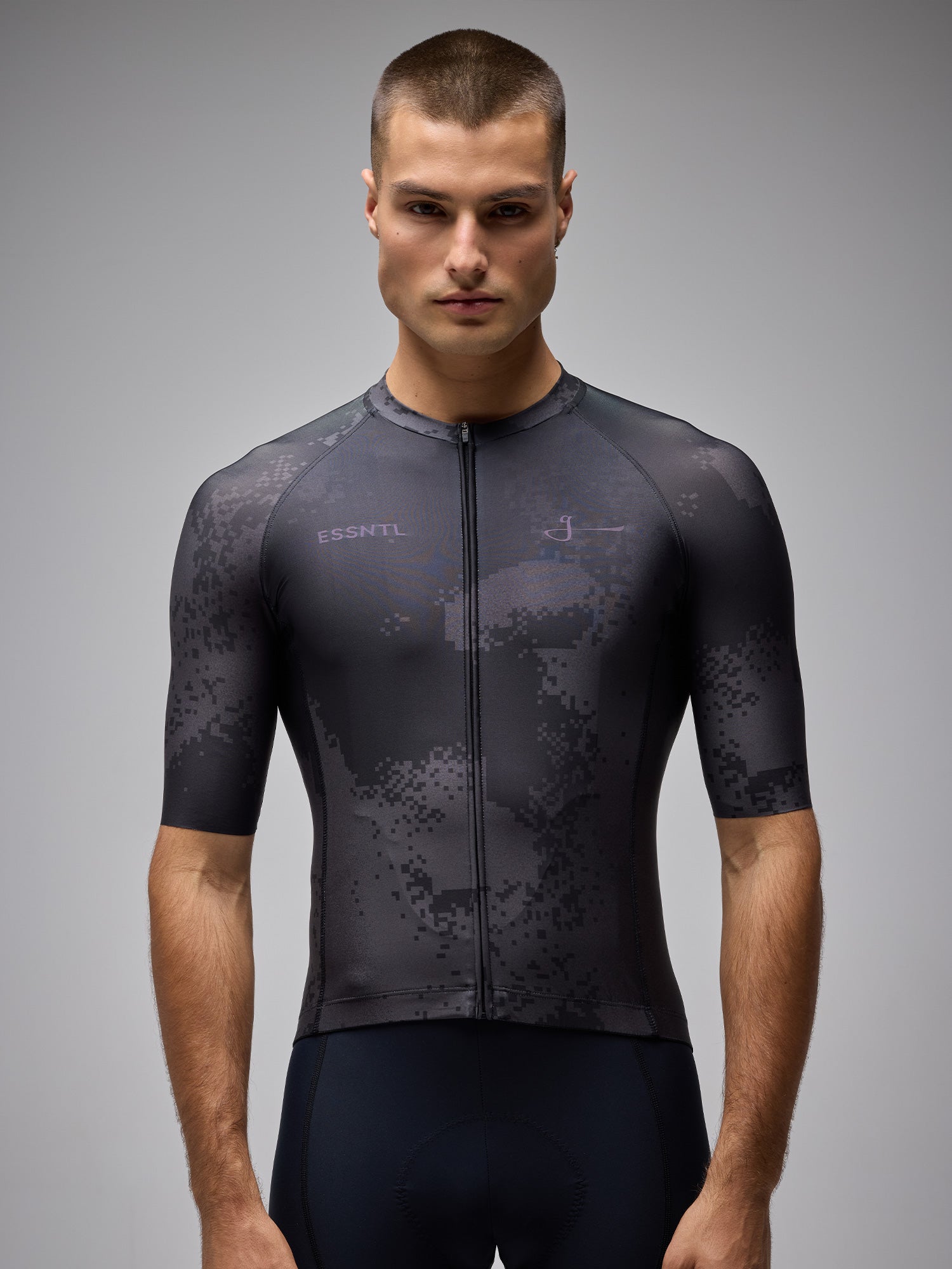 ESSNTL SS JERSEY - PIXEL BLACK