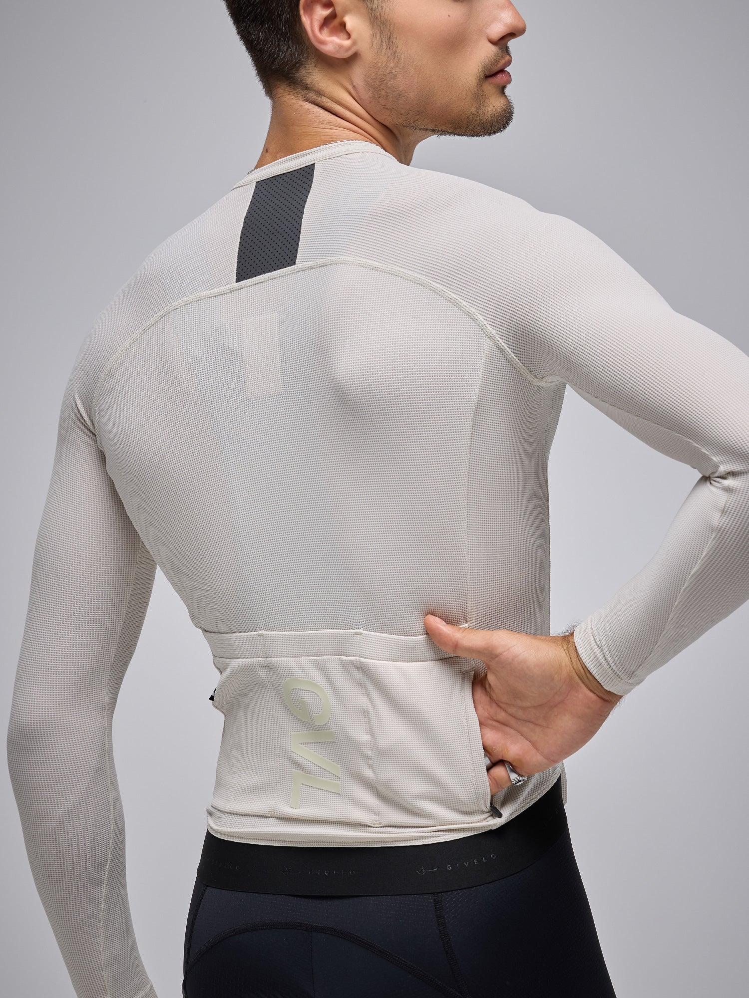 MODERN CLASSIC WAFFLE LS JERSEY - MOON