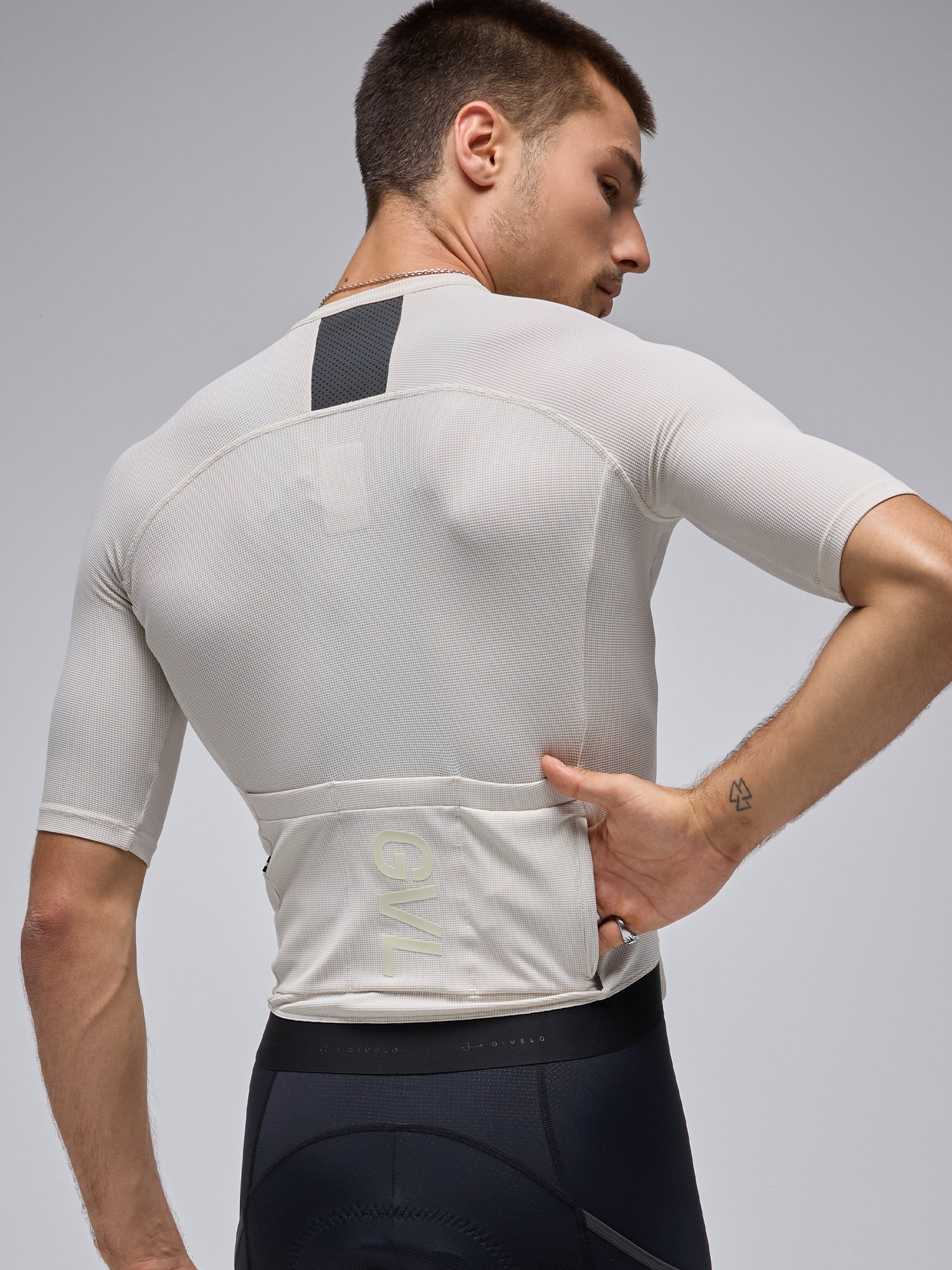 MODERN CLASSIC WAFFLE SS JERSEY - MOON