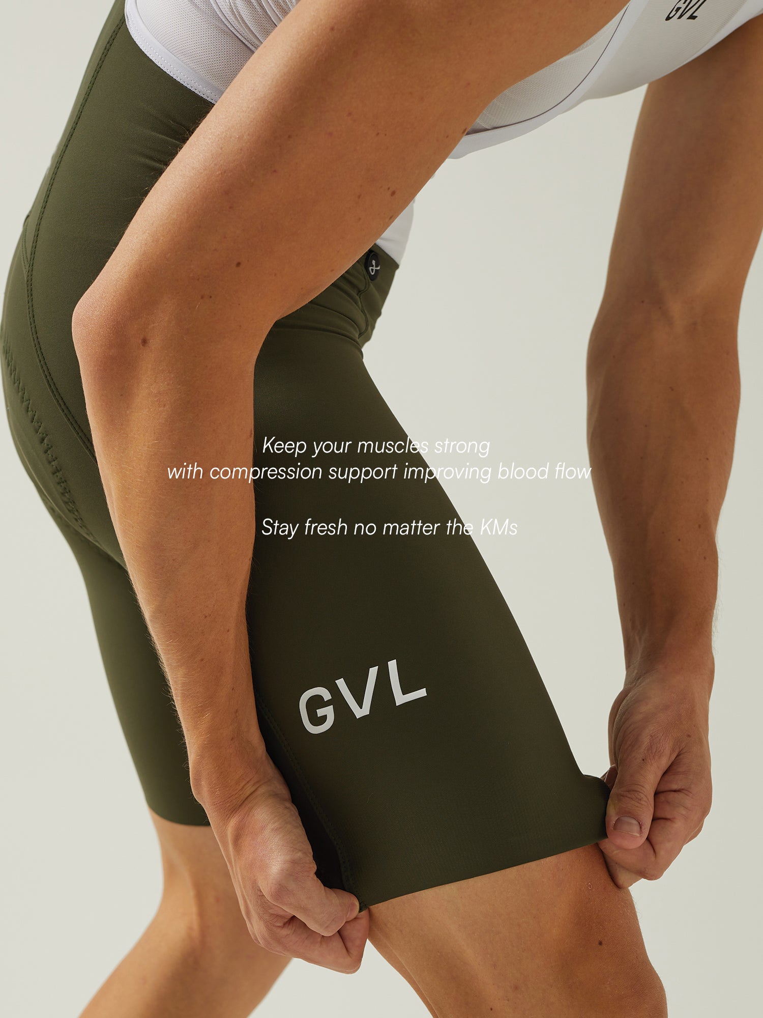 HERREN HD PRO BIB SHORTS OLIV