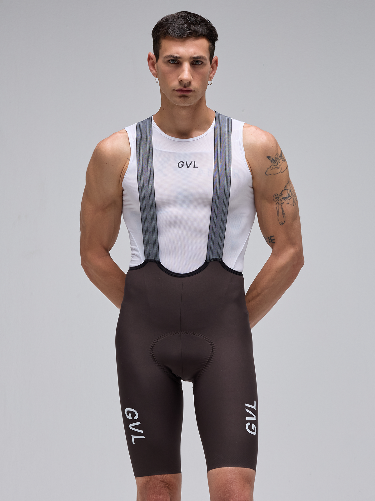 MEN'S LACEFLY 2.0 BIB SHORTS – UMBER