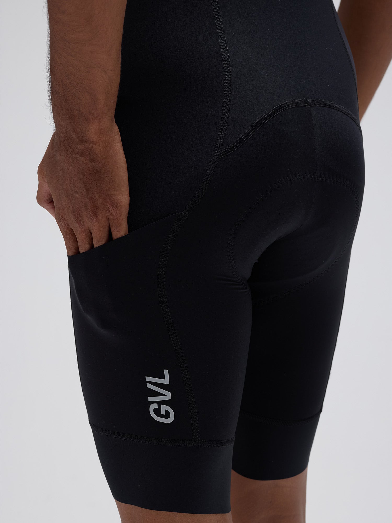 MEN'S MC CARGO BOOST BIB SHORTS - BLACK