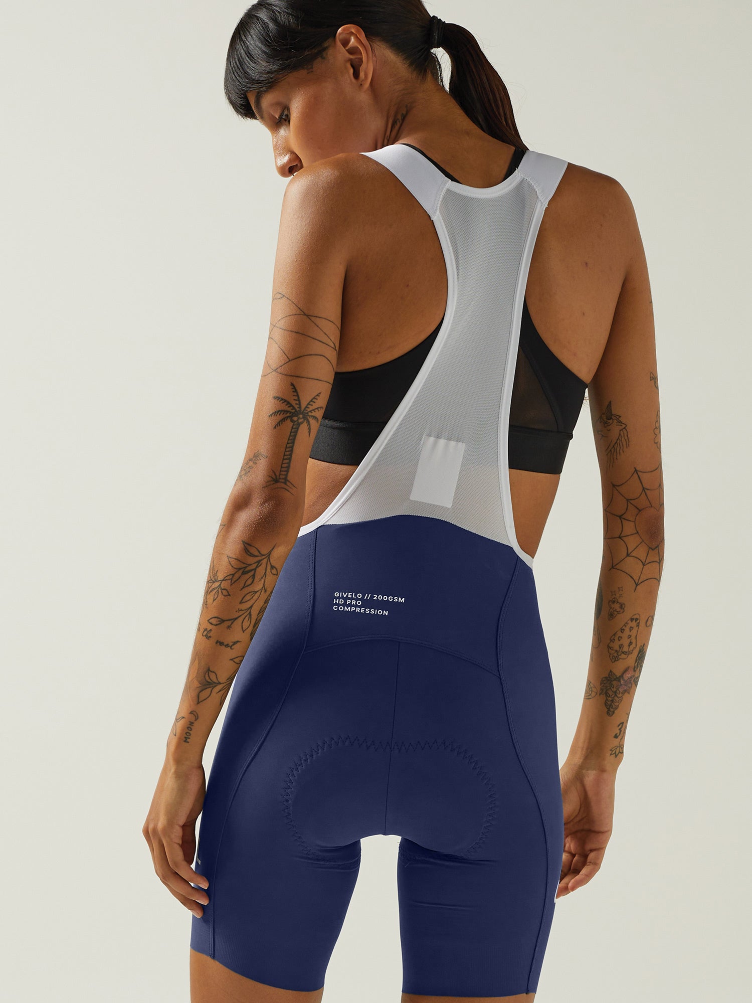 WOMEN’S HD PRO BIB SHORTS NAVY