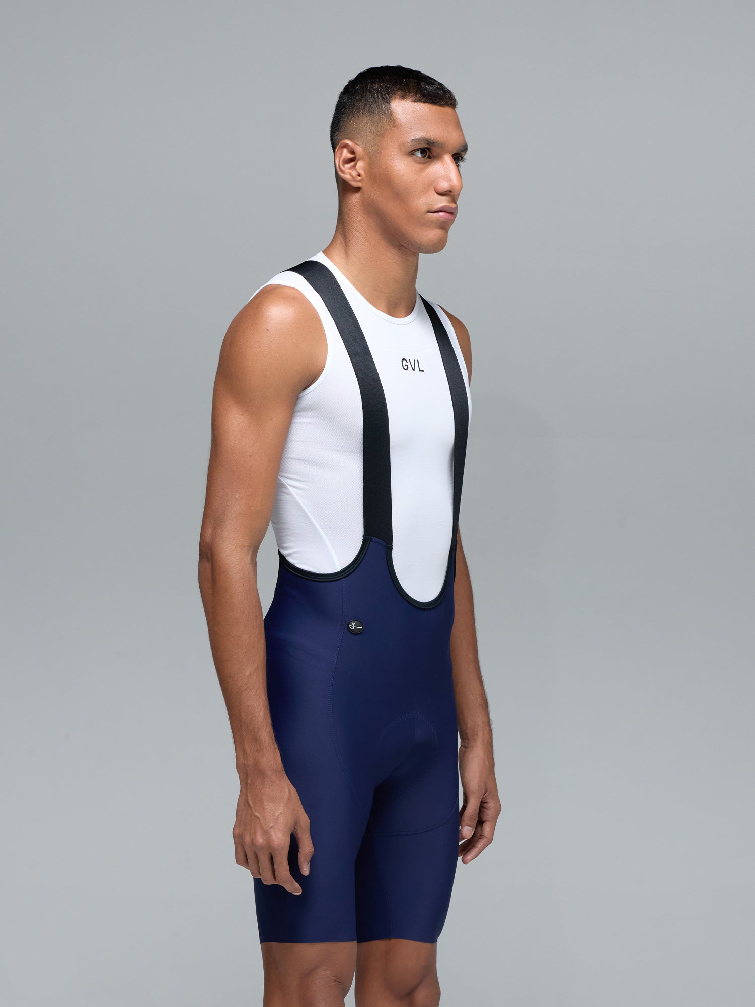 blue bib shorts