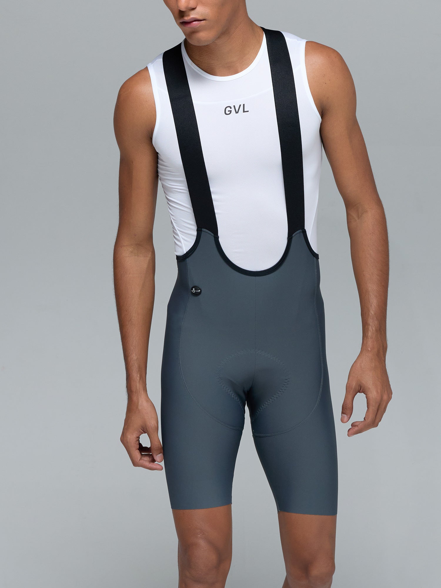 MEN S GREY ULTRA HD BIB SHORTS